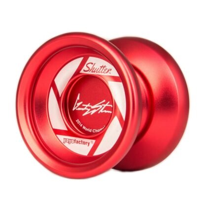 YoYoFactory Shutter Unresponsive Professional Metal YoYo - Red for 14+ Years