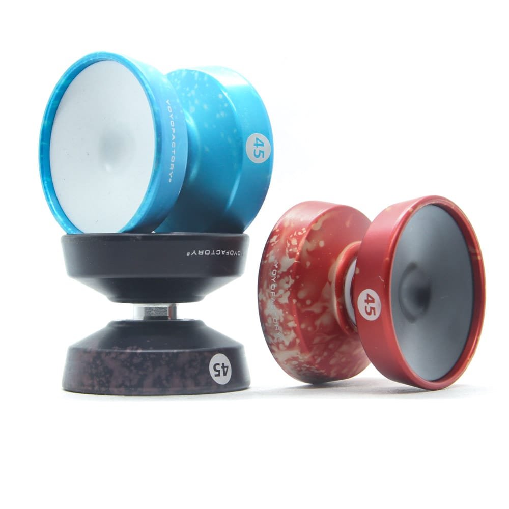 Yoyofactory 45 Metal Professional Yoyo Red Black (Unresponsive) - Image 4