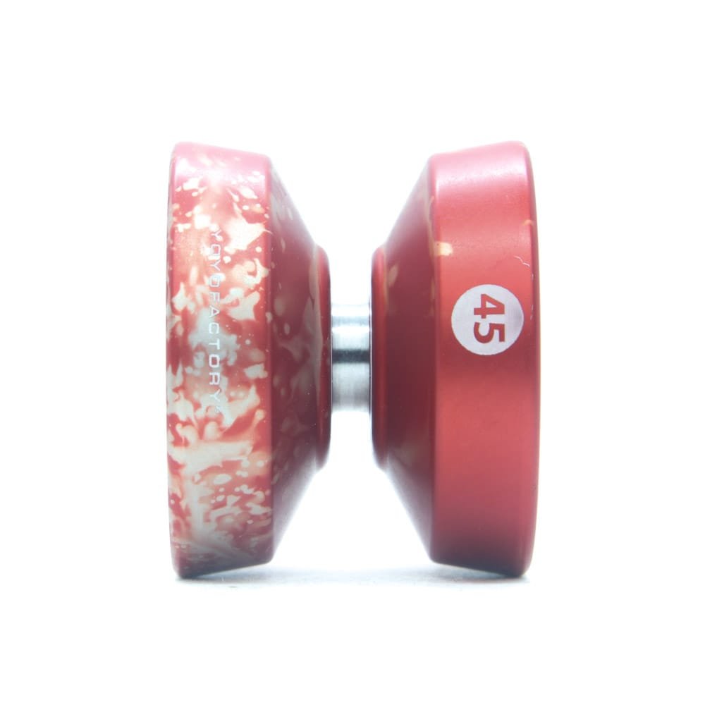 Yoyofactory 45 Metal Professional Yoyo Red Black (Unresponsive) - Image 2