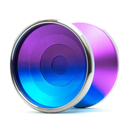 yoyofactory bimetal yoyo violet blue